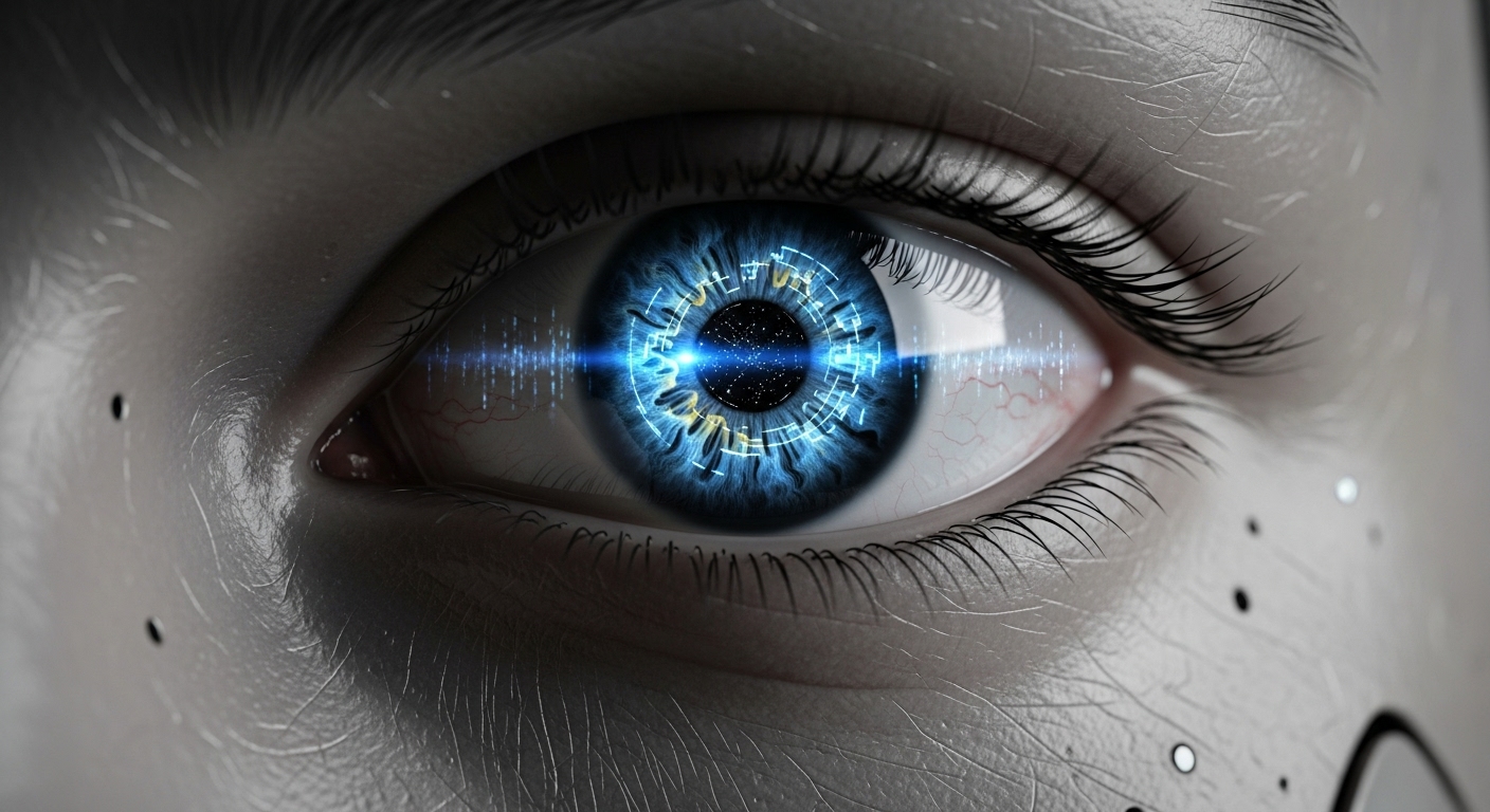 Humanoid bot eye